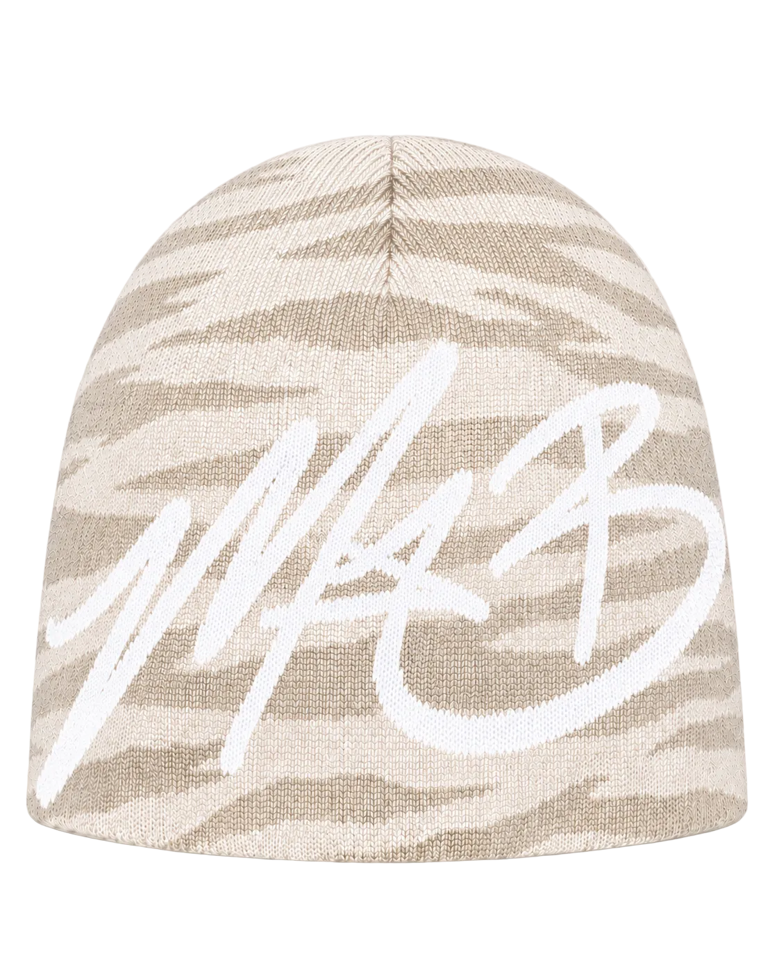 Ivory Tiger strip beanie